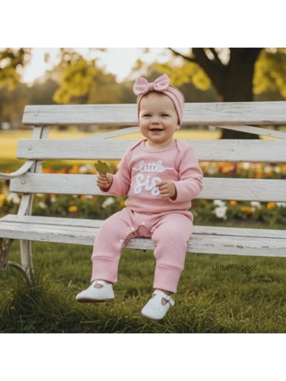 Infant Baby Girl Waffle Romper Long Sleeve Cotton Blend Jumpsuit Newborn